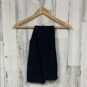 High wasted black maternity pants